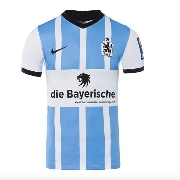 1860 munich domicile maillots de foot 2021 2022 thaïlande bleu blanc homme