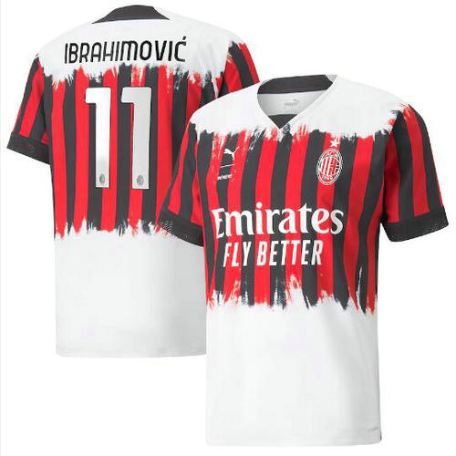 ac milan 4th maillots de foot 2022-2023 ibrahimovic 11 homme