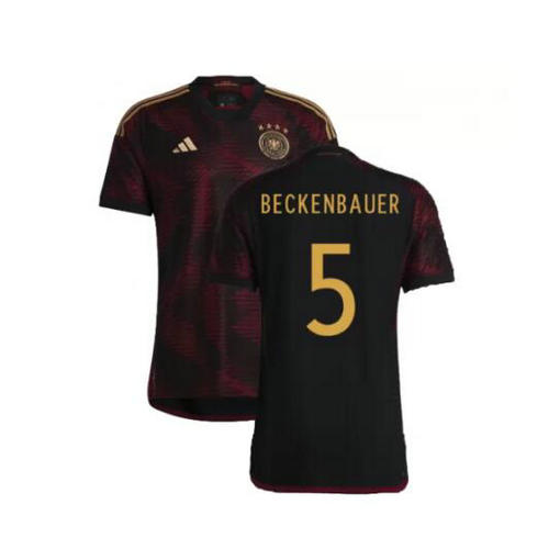 allemagne exterieur maillots de foot 2022 beckenbauer 5 homme