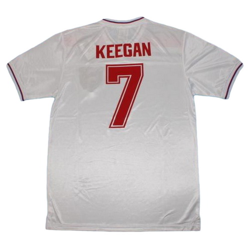 angleterre domicile maillots de foot 1982 keegan 7 blanc homme