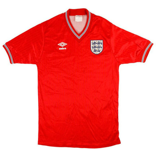 angleterre exterieur maillots de foot 1984-1987 rouge homme