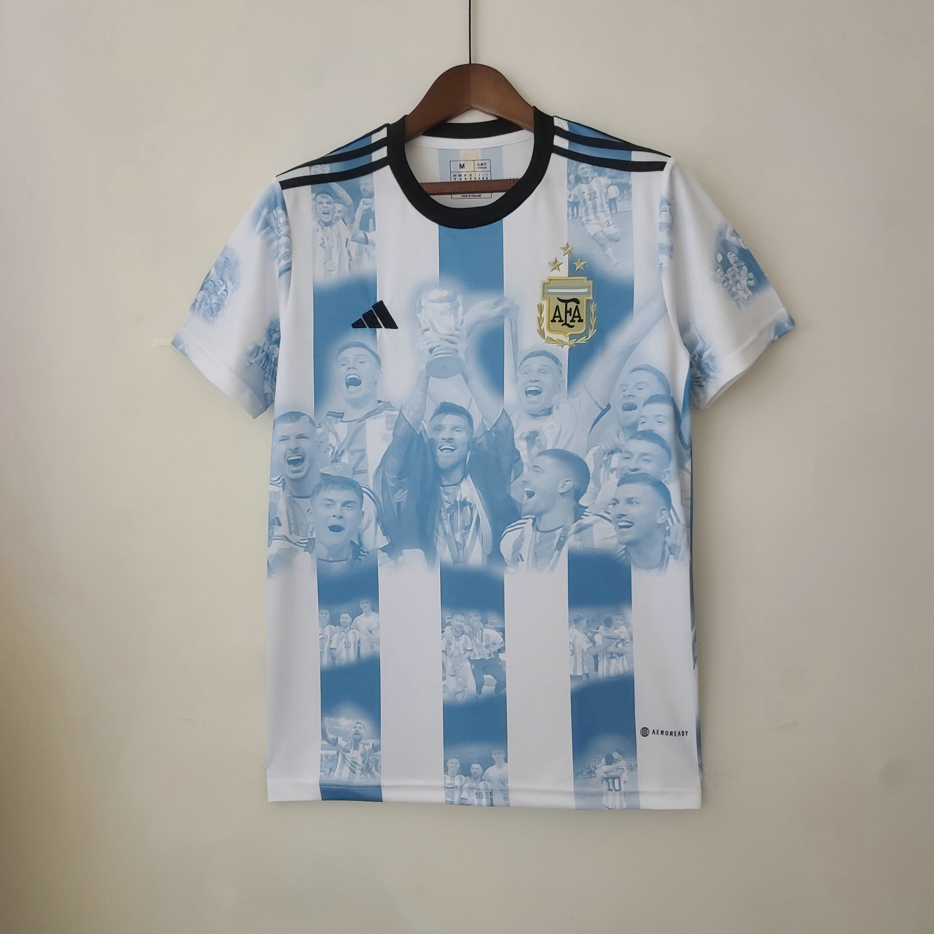 argentine champion commemorative edition maillots de foot 2022 homme