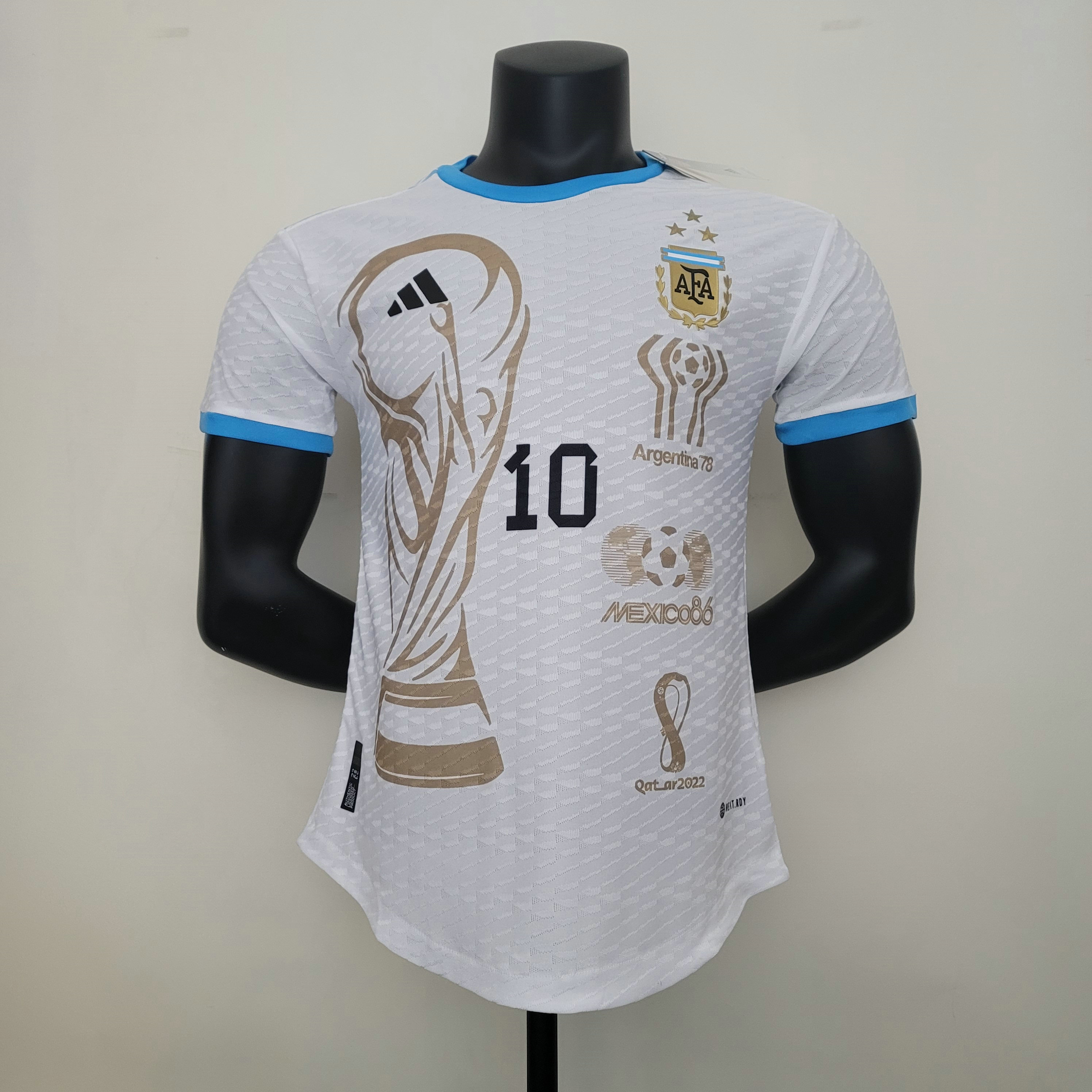 argentine champion commemorative edition maillots de foot 2023 player version homme