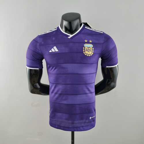 argentine classic edition maillots de foot 2022-2023 violet player version homme