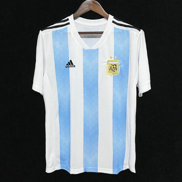 argentine domicile maillots de foot 2018 blanc homme