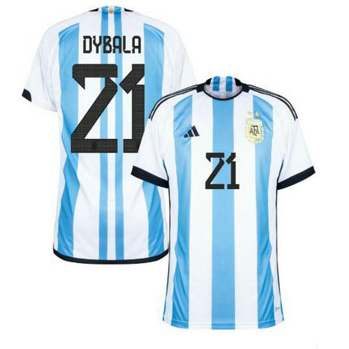 argentine domicile maillots de foot 2022 dybala 21 homme