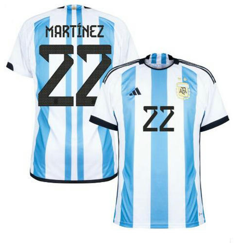 argentine domicile maillots de foot 2022 l.martinez 22 homme