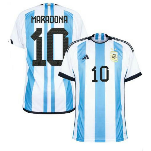 argentine domicile maillots de foot 2022 maradona 10 homme