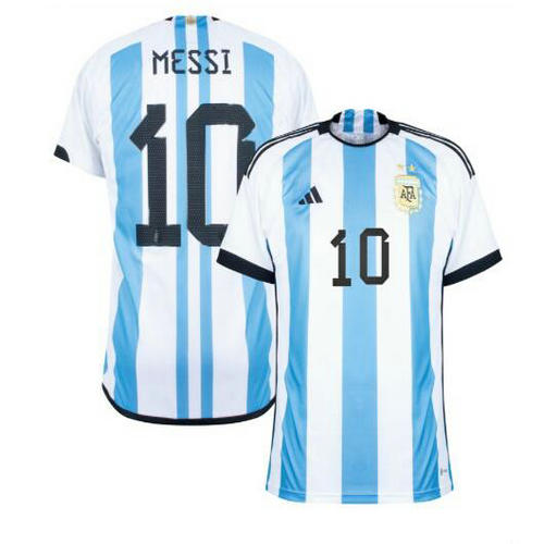 argentine domicile maillots de foot 2022 messi 10 homme