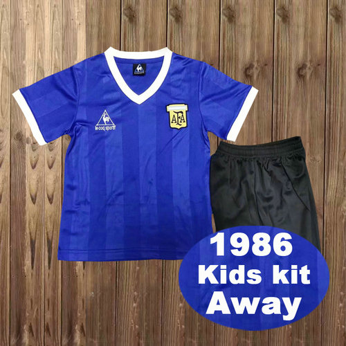 argentine exterieur maillots de foot 1986 enfants