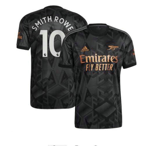 arsenal exterieur maillots de foot 2022-2023 smith rowe 10 homme