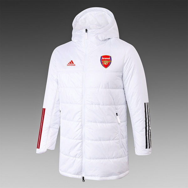 arsenal moda manteau cotons de foot 2021 2022 blanc homme