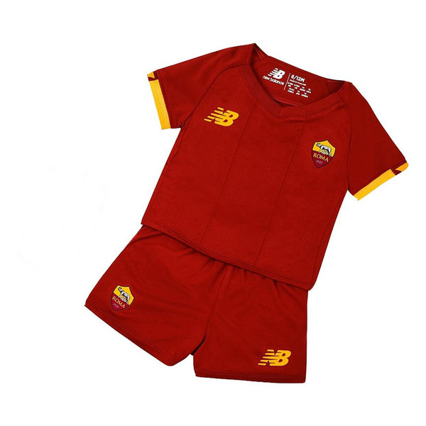 as rome domicile maillots de foot 2021 2022 rouge enfants