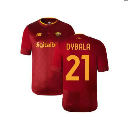 as rome domicile maillots de foot 2022-2023 dybala 21 homme