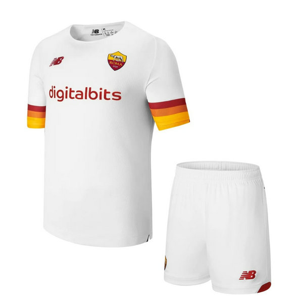 as rome exterieur maillots de foot 2021 2022 blanc enfants