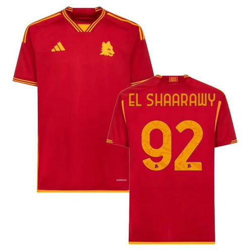 as rome maillots de foot 2023-2024 domicile el shaarawy 92 homme