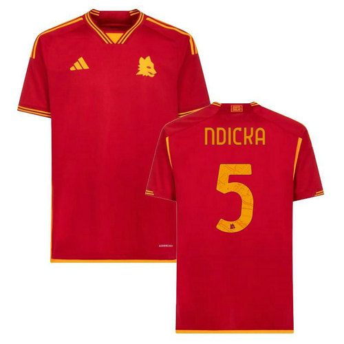as rome maillots de foot 2023-2024 domicile ndicka 5 homme