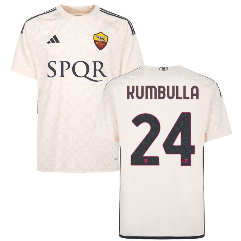 as rome maillots de foot 2023-2024 exterieur kumbulla homme
