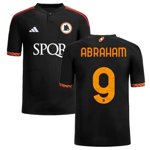 as rome maillots de foot 2023-2024 terza abraham 9 homme