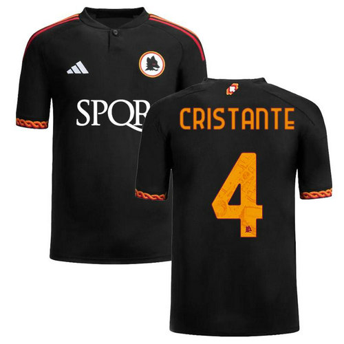 as rome maillots de foot 2023-2024 terza cristante 4 homme