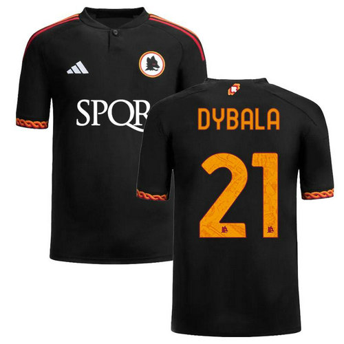 as rome maillots de foot 2023-2024 terza dybala 21 homme