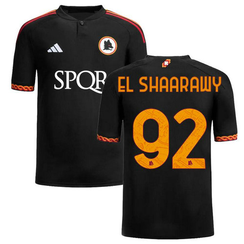 as rome maillots de foot 2023-2024 terza el_shaarawy 92 homme