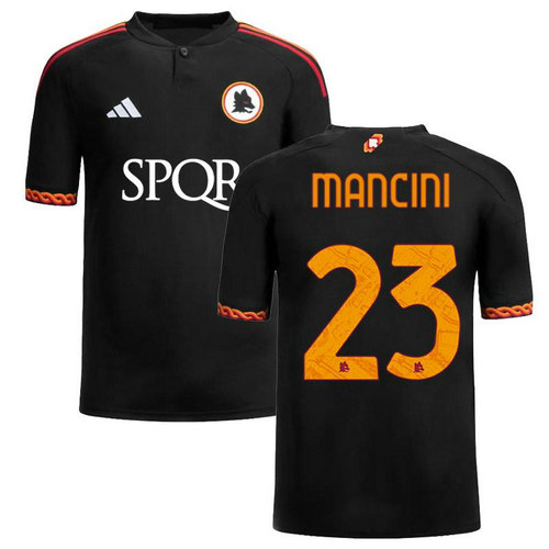 as rome maillots de foot 2023-2024 terza mancini 23 homme