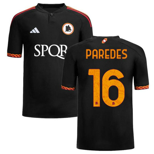 as rome maillots de foot 2023-2024 terza paredes 16 homme