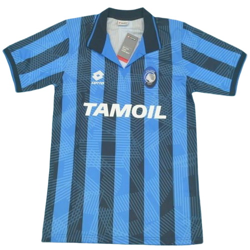 atalanta bergame domicile maillots de foot 1991 bleu homme