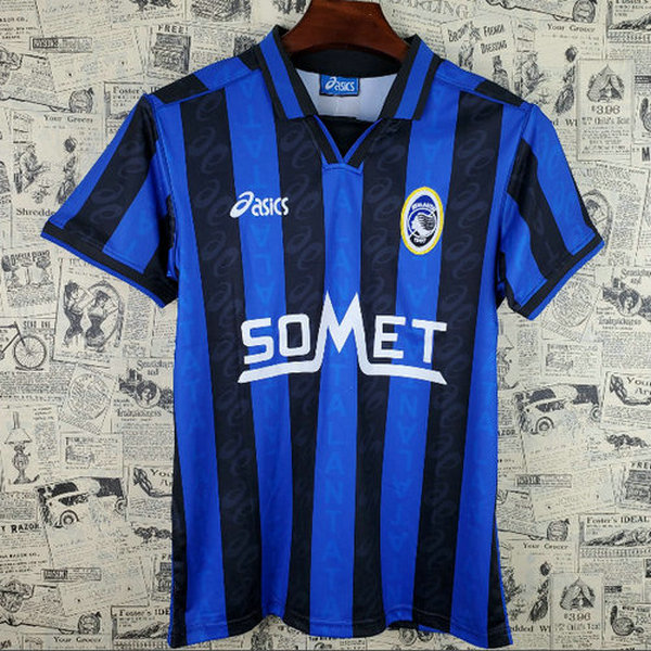 atalanta bergame domicile maillots de foot 1996-1997 bleu homme