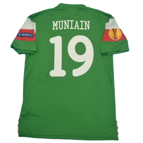 atlético de madrid exterieur maillots de foot 2011-2012 muniain 19 vert homme