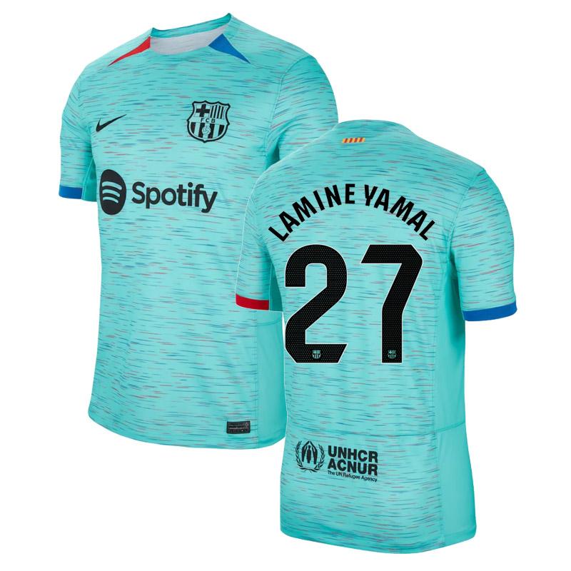 barcellona maillots de foot 2023-2024 terza lamine yamal homme