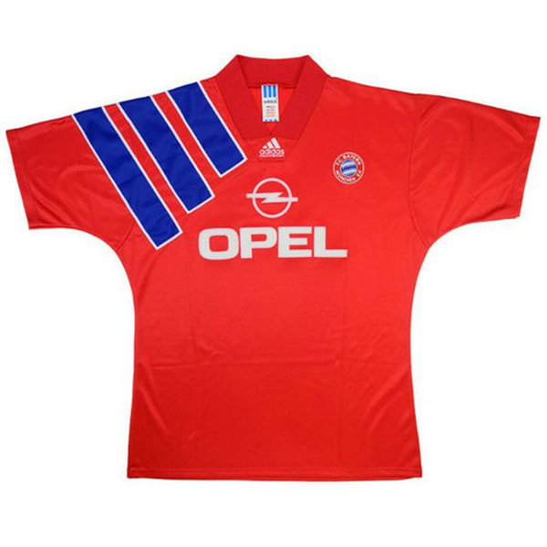 bayern munich domicile maillots de foot 1991-1993 rouge homme