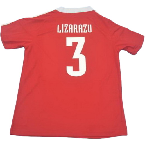 bayern munich domicile maillots de foot 2001 lizarazu 3 rouge homme
