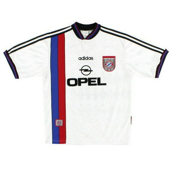 bayern munich exterieur maillots de foot 1996-1997 blanc homme
