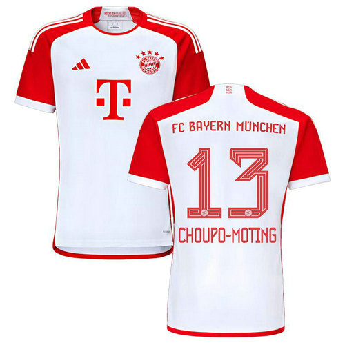 bayern munich maillots de foot 2023-2024 domicile choupo moting 13 homme