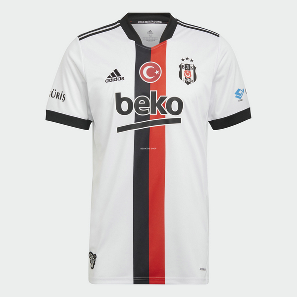 beşiktaş jk domicile maillots de foot 2021 2022 thaïlande blanc homme