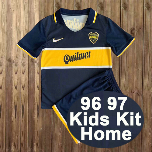 boca juniors domicile maillots de foot 1996-1997 enfants