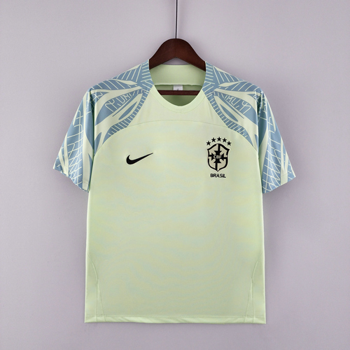 brasile training maillots de foot 2022-2023 vert clair homme