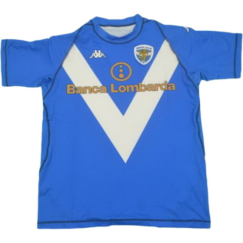 brescia calcio exterieur maillots de foot 2003-2004 bleu homme