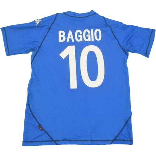 brescia calcio exterieur maillots de foot 2003-2004 baggio 10 bleu homme