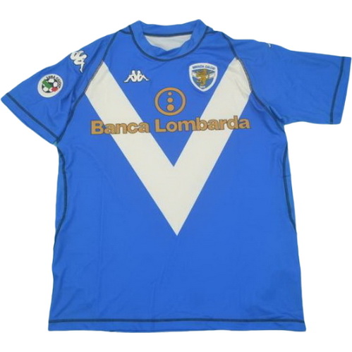 brescia calcio exterieur maillots de foot lega 2003-2004 bleu homme