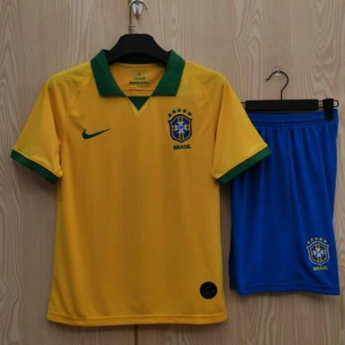 brésil domicile ensemble maillots de foot 2019 homme
