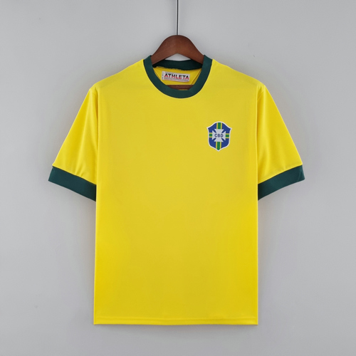 brésil domicile maillots de foot 1970 homme