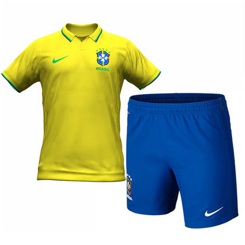 brésil domicile maillots de foot 2022-2023 enfants