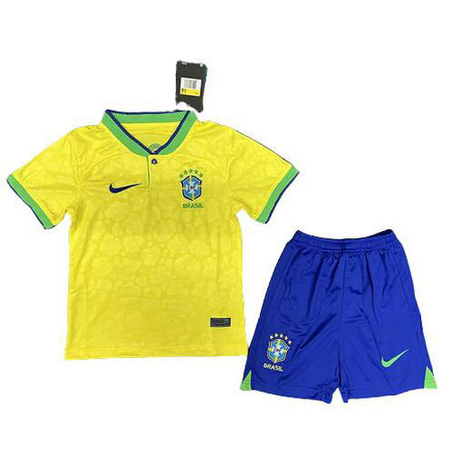 brésil domicile maillots de foot 2022 enfants