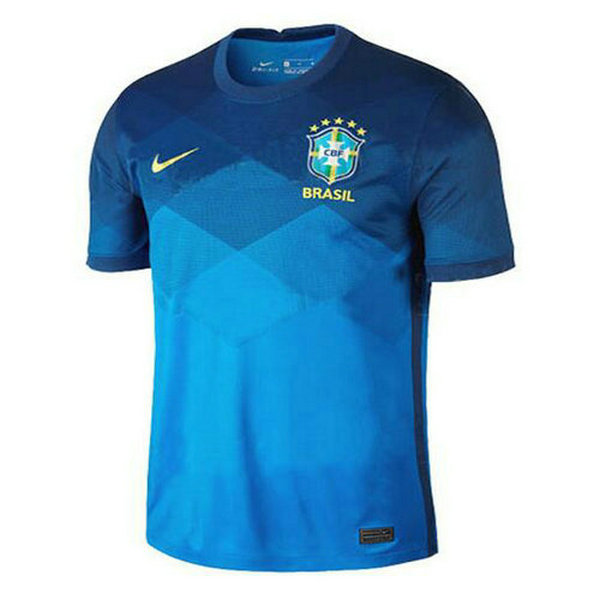 brésil exterieur maillots de foot 2020 bleu homme