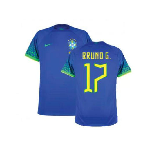 brésil exterieur maillots de foot 2022 bruno g. 17 homme