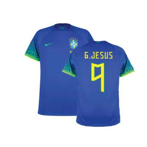 brésil exterieur maillots de foot 2022 g.jesus 9 homme