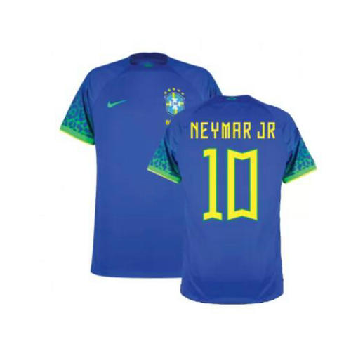 brésil exterieur maillots de foot 2022 neymar jr 10 homme